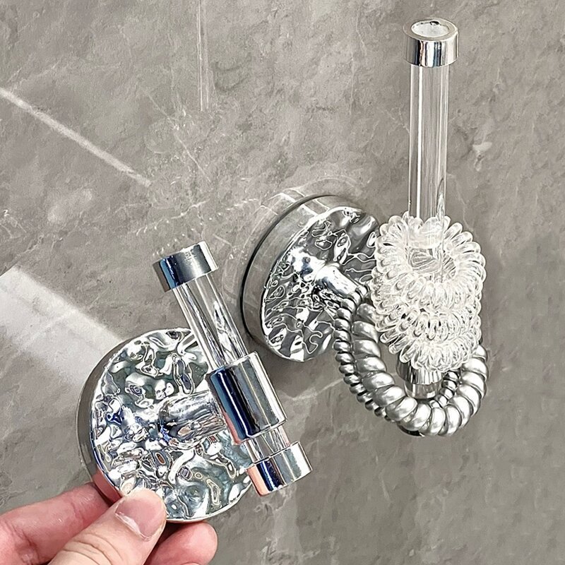 Móc buộc tóc Acrylic Móc Treo Tường Vòng buộc tóc không đục lỗ Giá đỡ kẹp tóc trang sức băng đô dây buộc tóc để đồ móc dán