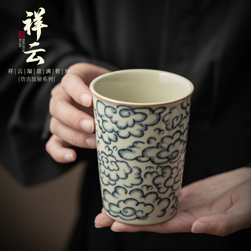 Cốc Cốc Cốc Cốc Cốc Cốc Cốc Cốc Cốc Cốc gốm sứ gia dụng cổ điển dung tích lớn