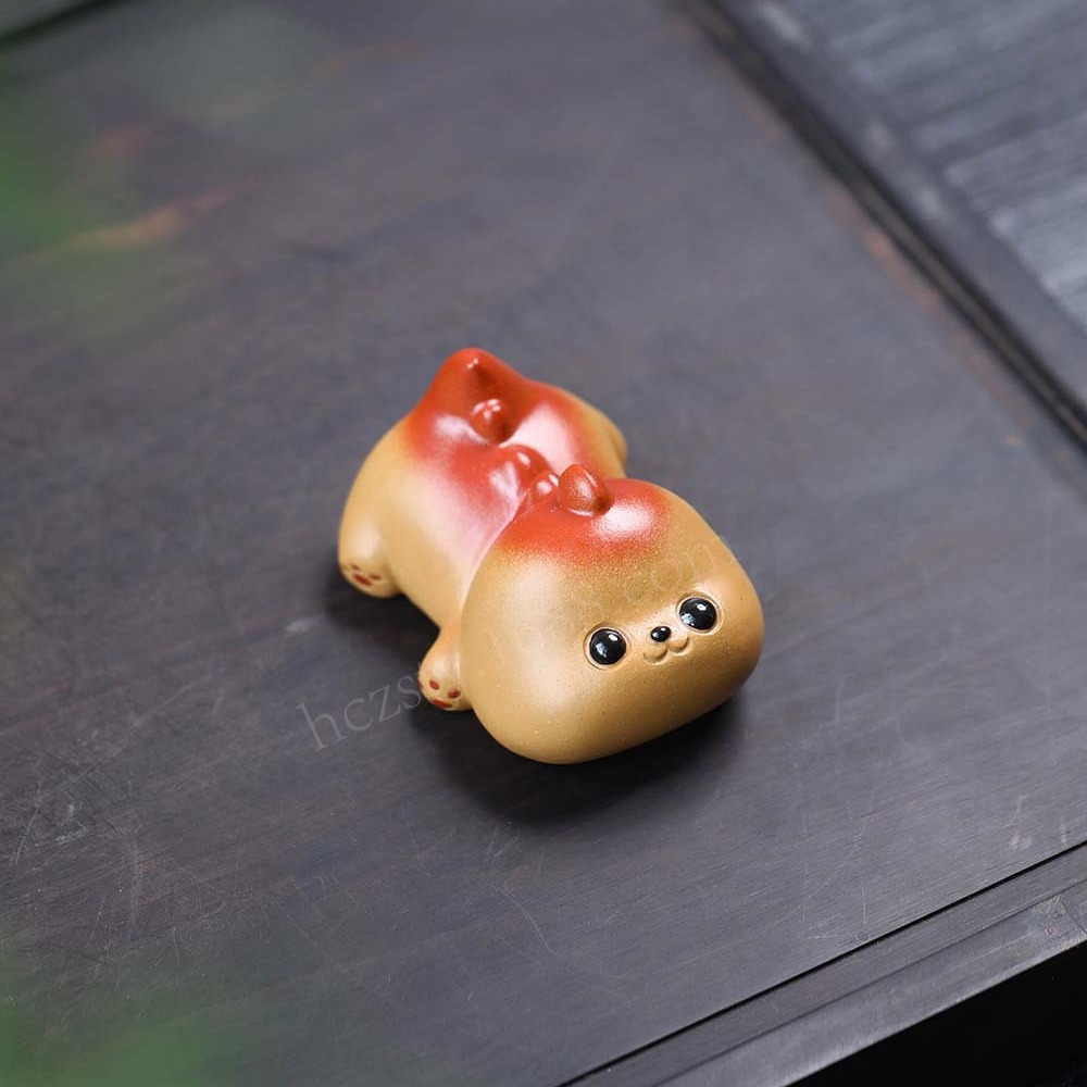 Đồ trang trí rồng sữa con vật cưng trà tử sa, bộ trà rồng nhỏ thủ công sáng tạo, phụ kiện Khay trà chơi trà, đồ trang trí bằng gốm sứ