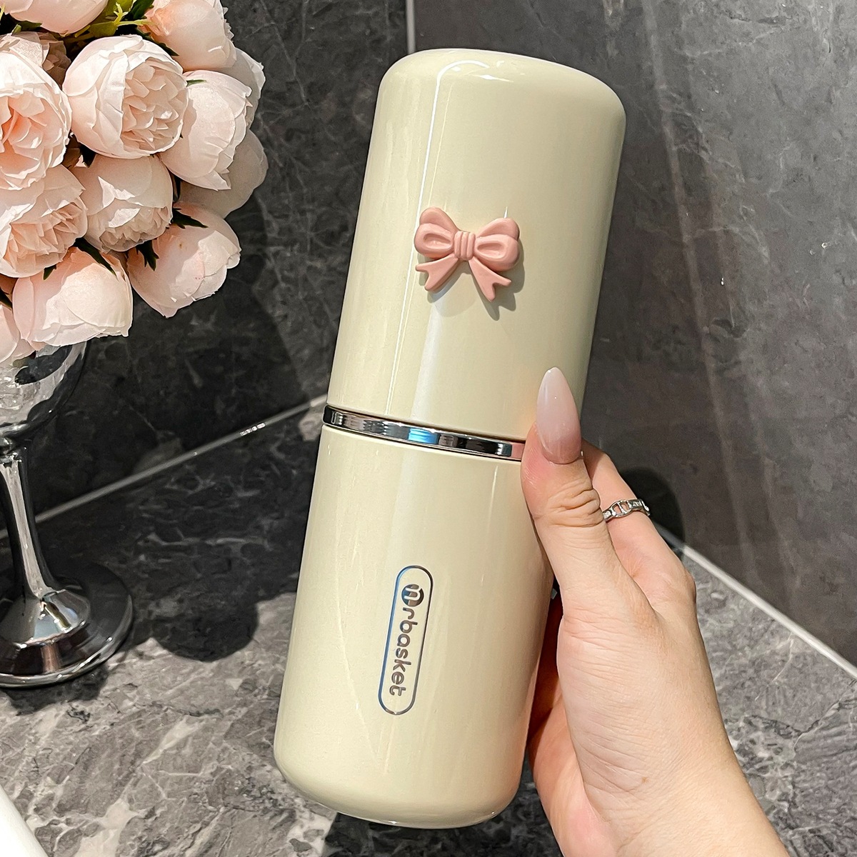 Cốc đánh răng du lịch cốc đánh răng cốc đánh răng hộp đựng dụng cụ đánh răng cốc súc miệng bộ đồ gia dụng hộp đựng bàn chải đánh răng cầm tay