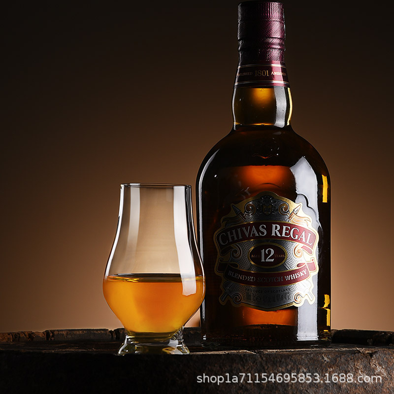 Rượu Tulip, cốc uống nguyên chất, rượu whisky pha lê, cốc thơm, ly rượu mạnh, bộ cốc nếm mạch nha đơn chuyên nghiệp