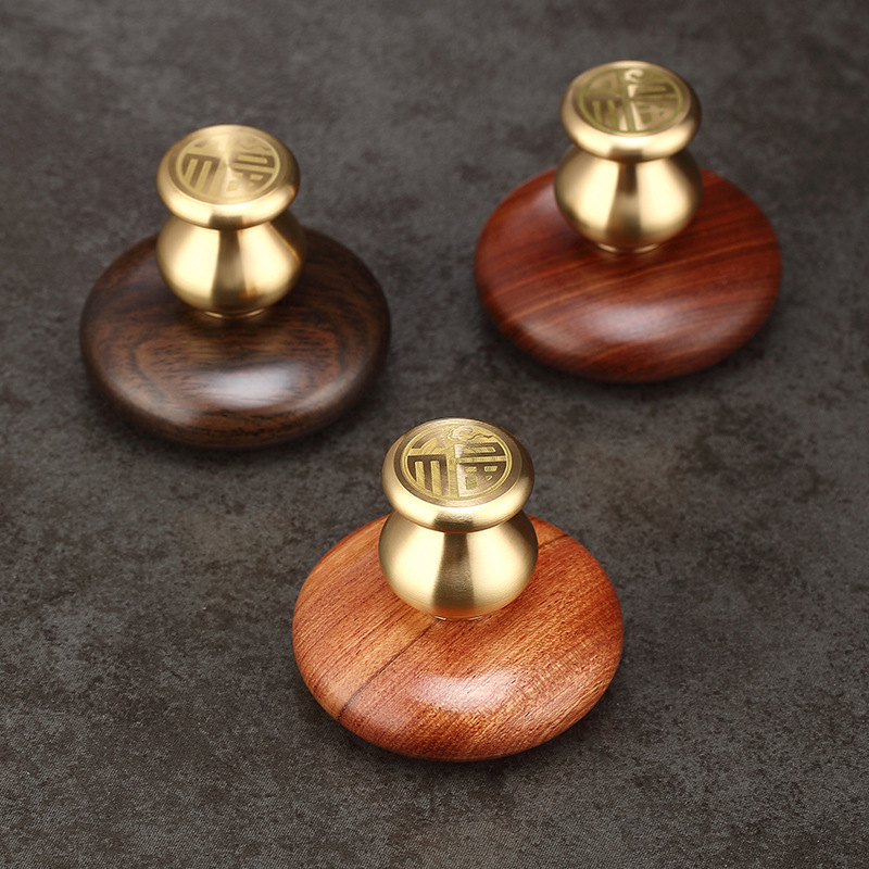 Nắp ấm gia dụng có nắp gỗ đồng Phụ Kiện Bộ ấm trà gỗ nguyên khối cao cấp có nắp ấm trà trang trí nắp ấm thủy tinh