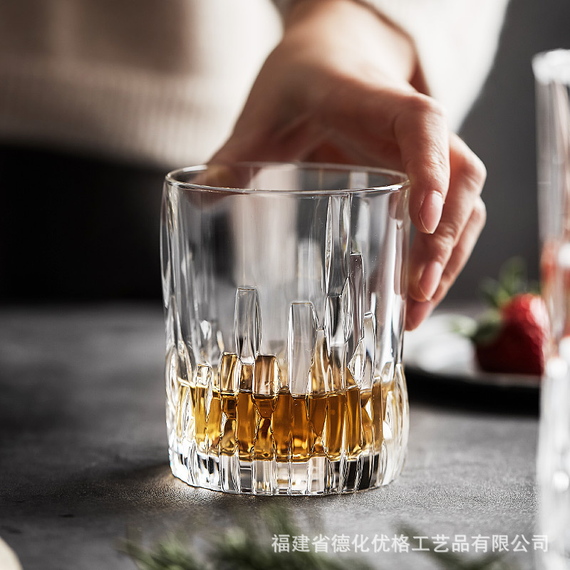 Ly rượu whisky pha lê, ly rượu mạnh, ly cocktail, ly Colin, cao cấp, được nhập khẩu, thiết kế sáng tạo.