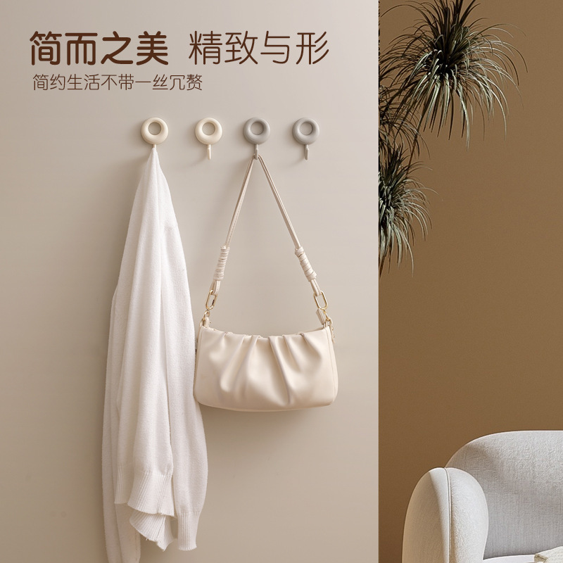 Móc treo kết dính mạnh mẽ, móc treo tường, móc chịu lực, không đinh, không dấu vết, móc treo ký túc xá, không đục lỗ, móc dính