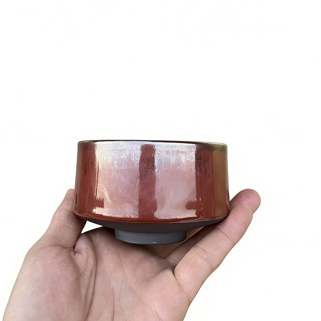 Yang Deying tinh khiết làm thủ công hồng đỏ Xiangyun Jianzhan tách trà gốm sứ Lò Nung sắt biến thành cốc trà cốc nam và nữ cốc chủ nhân đơn