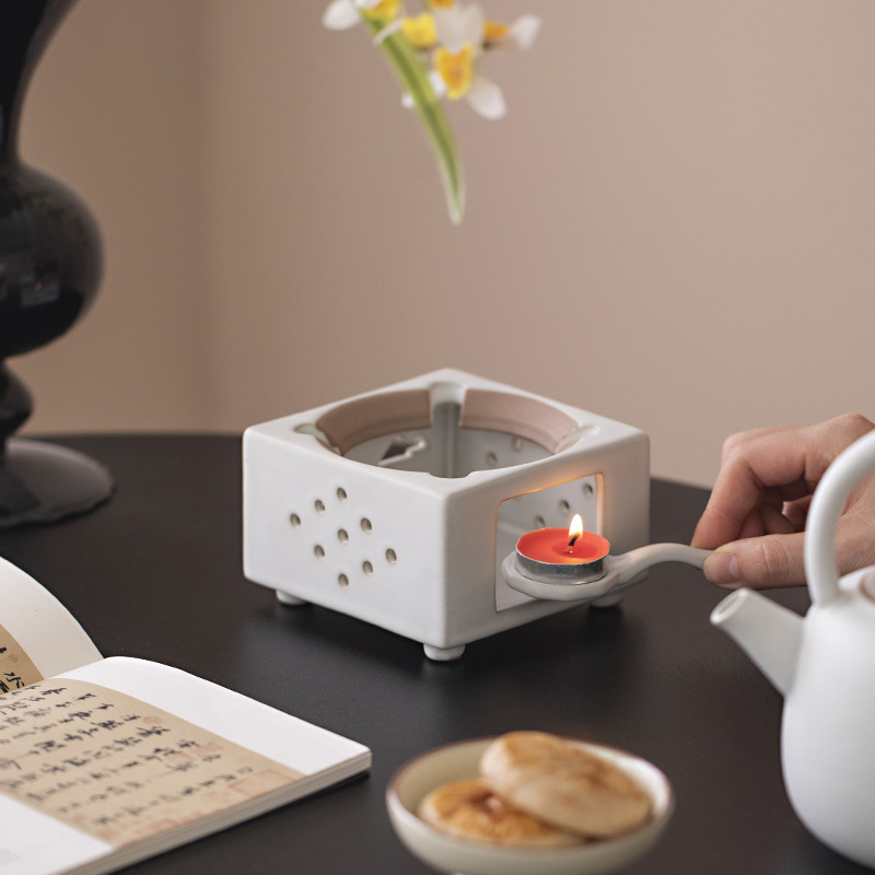 Ấm trà gốm sứ cổ điển ấm trà tay cầm bên kiểu Trung Quốc ấm pha trà lọc tay cầm chống bỏng ấm sáng tạo ấm gốm đơn