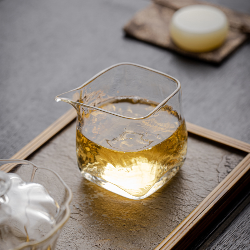 Bán buôn cốc không tay cầm bằng thủy tinh miệng đại bàng Chống bỏng làm thủ công bằng trà đồng nhất kiểu Nhật dày thủy tinh Borosilicat