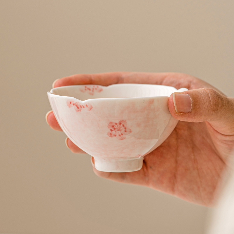 Cốc uống trà ngọc bích béo cừu Đức Hoa cốc chủ nhân cốc đơn cốc uống trà cao cấp gia dụng cốc trà gốm sứ chiêu đãi cốc trà