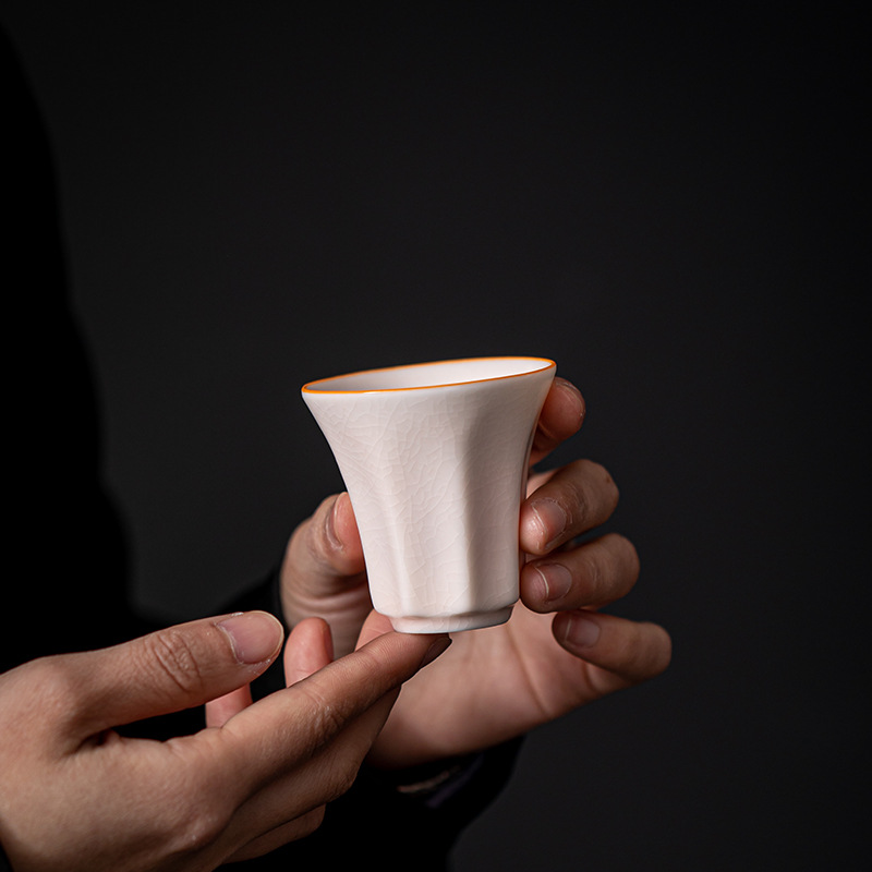 Cốc trà Ru Kiln, Cốc gốm sứ Kung Fu Master, Cốc nếm trà Ru Kiln nhỏ, Cốc thơm, Cốc cá nhân.