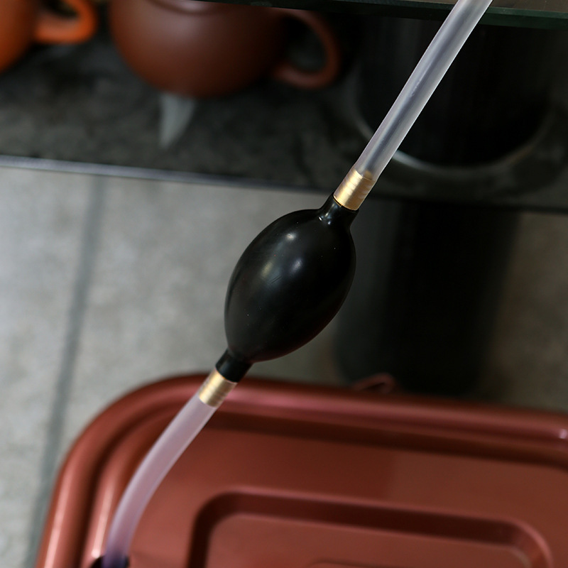 Khay trà đầu bằng đồng Silicone bóng thoát nước Ống Thoát Nước Bộ trà Kung Fu Bộ trà đạo bàn trà Bộ trà ống thoát nước có hút nước