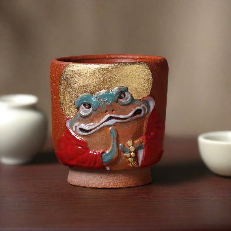 Cô Shiano màu đỏ thủ công tuyệt vời, lang băm, cốc chủ sở hữu cá nhân bằng gốm đốt củi Laicai, cốc trà Kung Fu