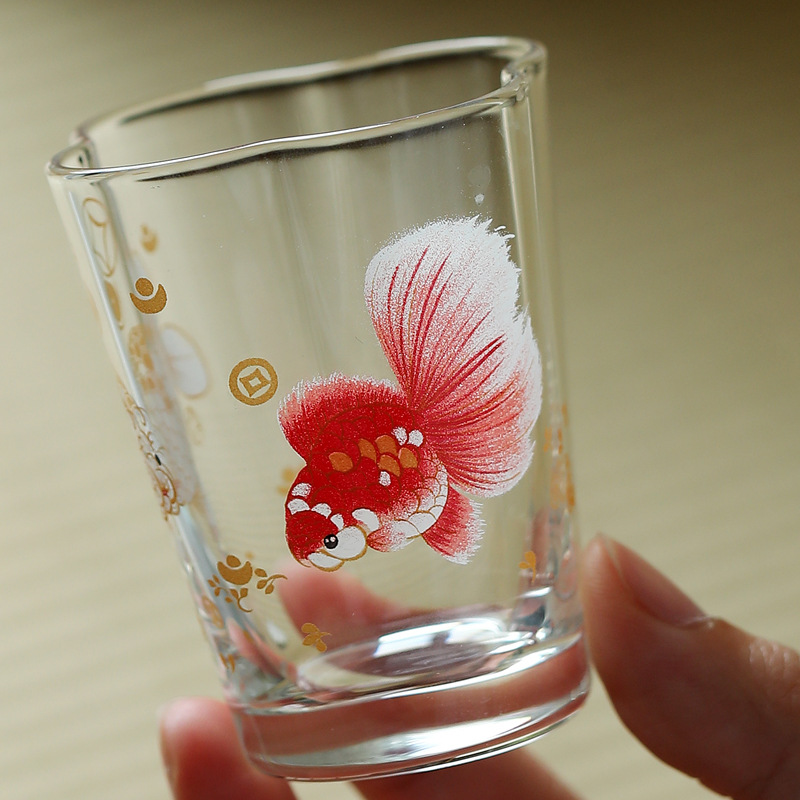 Cốc trà thủy tinh chịu nhiệt được Ứng dụng bằng tay, bộ trà kung fu borosilicate cao, cốc uống trà, cốc chủ gia đình, cốc nếm trà.