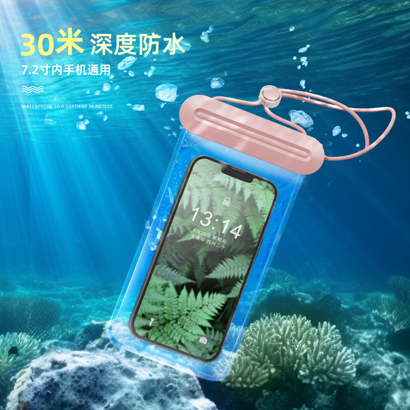 Túi chống nước điện thoại di động màn hình cảm ứng bơi mang đi thiết bị đặc biệt túi kín người lái túi đựng đồ dưới nước vỏ điện thoại chống nước