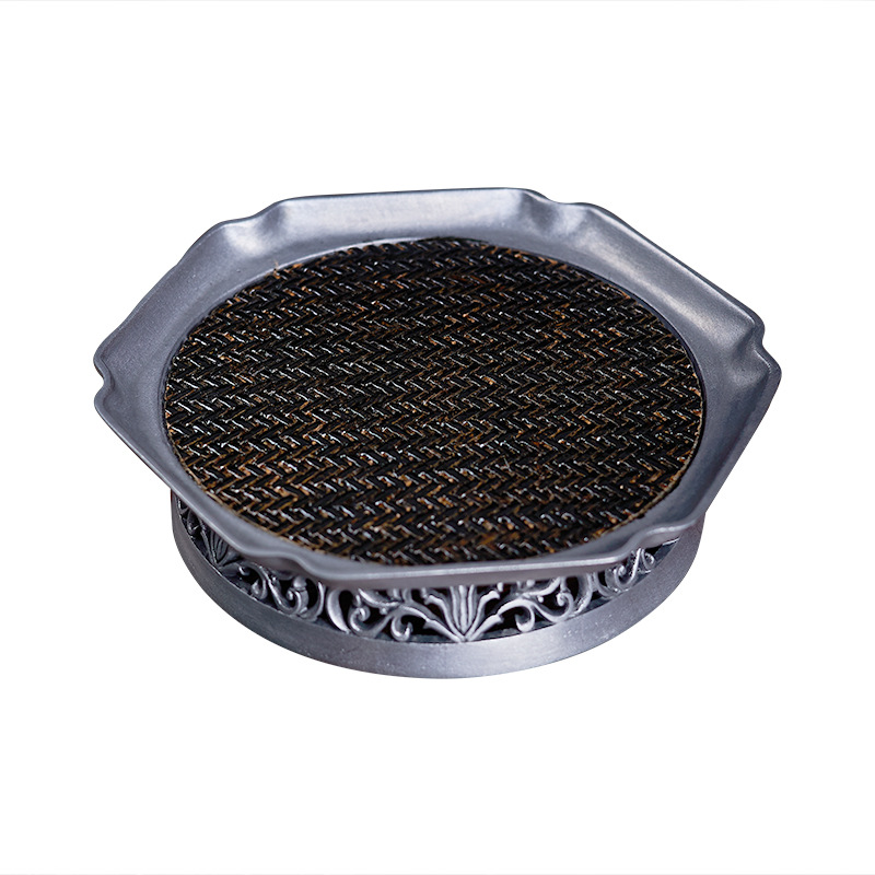 Da'antang bán buôn Ấm đun nước chạm khắc thủ công bằng thiếc cổ, bàn trà pha khô, phụ kiện trà đạo rỗng cổ điển Jianshui