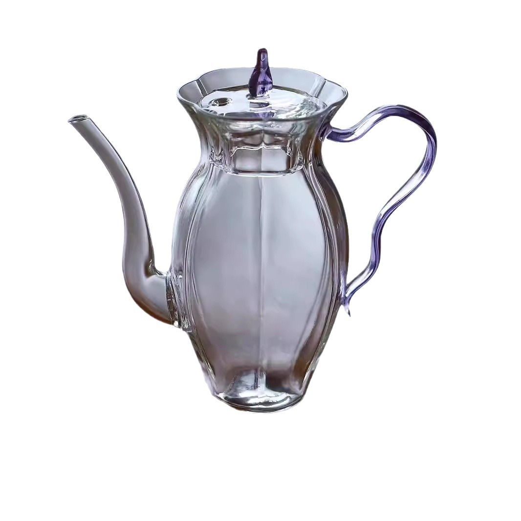 Ấm trà thủy tinh, ấm cầm tay, giả thiết bị pha trà Song Guifei, dụng cụ pha trà trà xanh, dụng cụ pha trà, Bộ Ấm đun nước