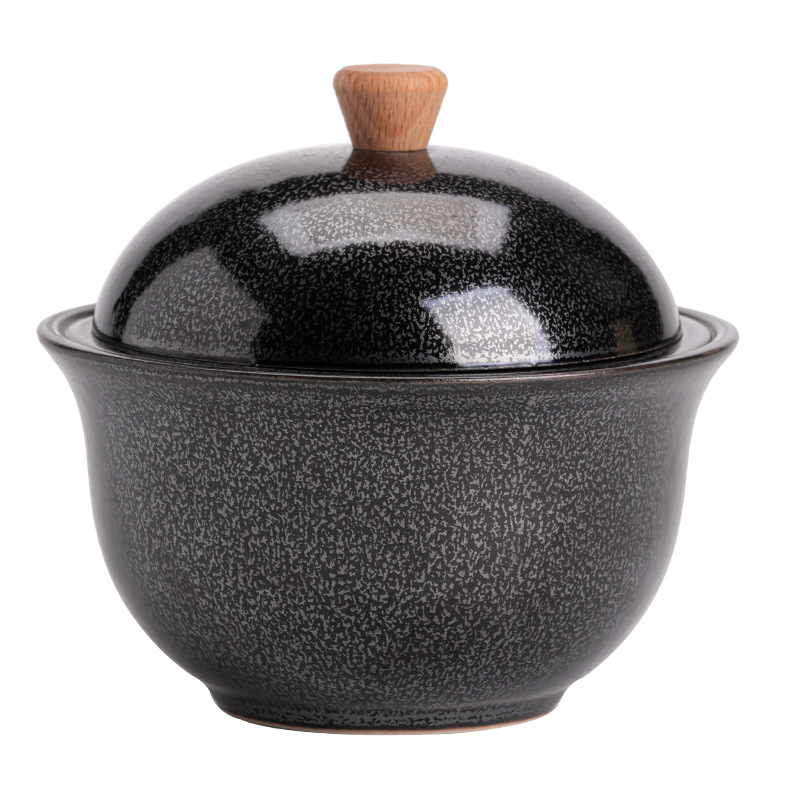 Gạt tàn gốm sứ có nắp chống tro bay gia dụng phòng khách văn phòng sáng tạo gạt tàn đồ trang trí mặt bàn trắng xanh cổ điển