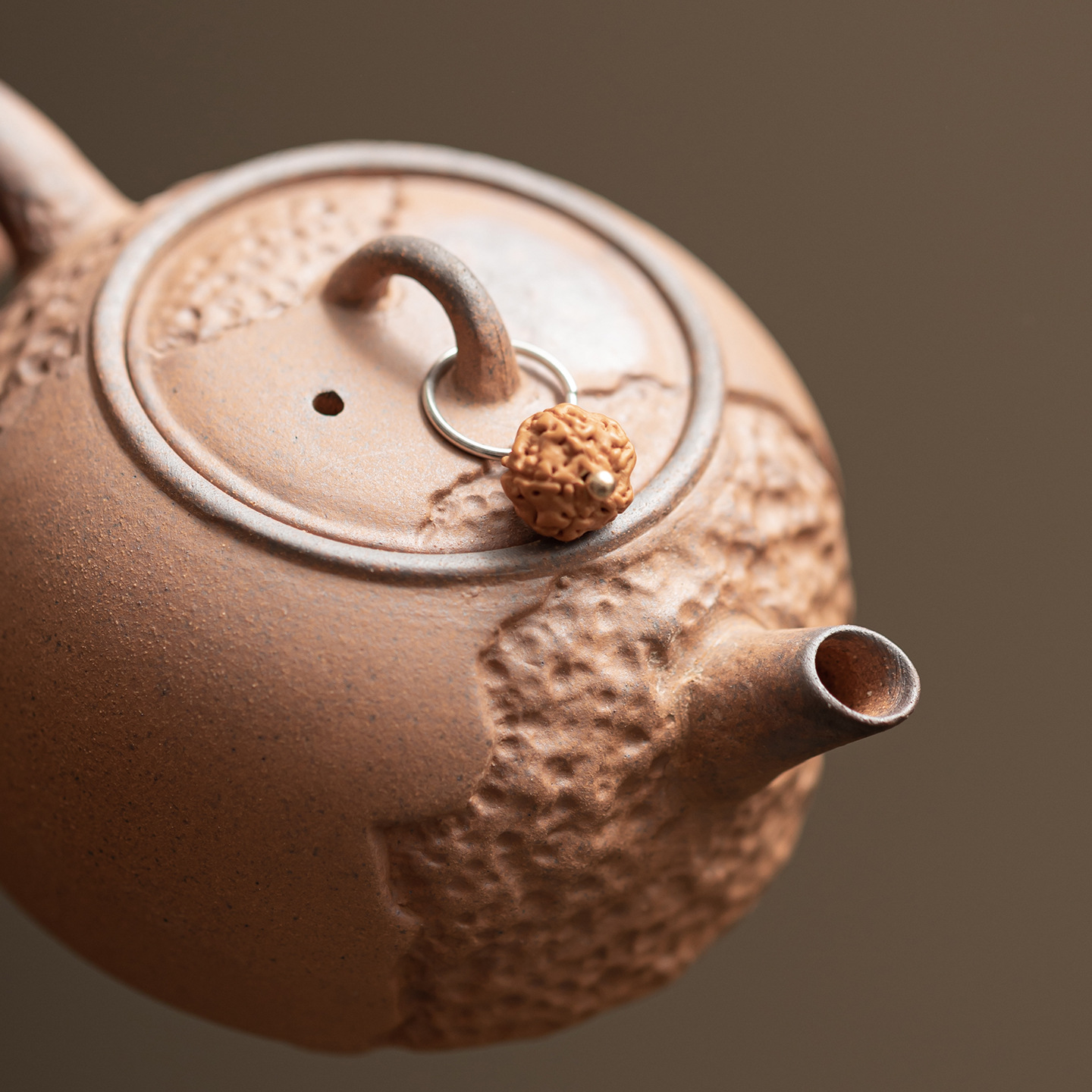 Ấm hoàn hảo bằng đất sét đá cũ, ấm trà thủ công cổ điển, ấm trà lọc gốm nhỏ, ấm đơn, hộp quà
