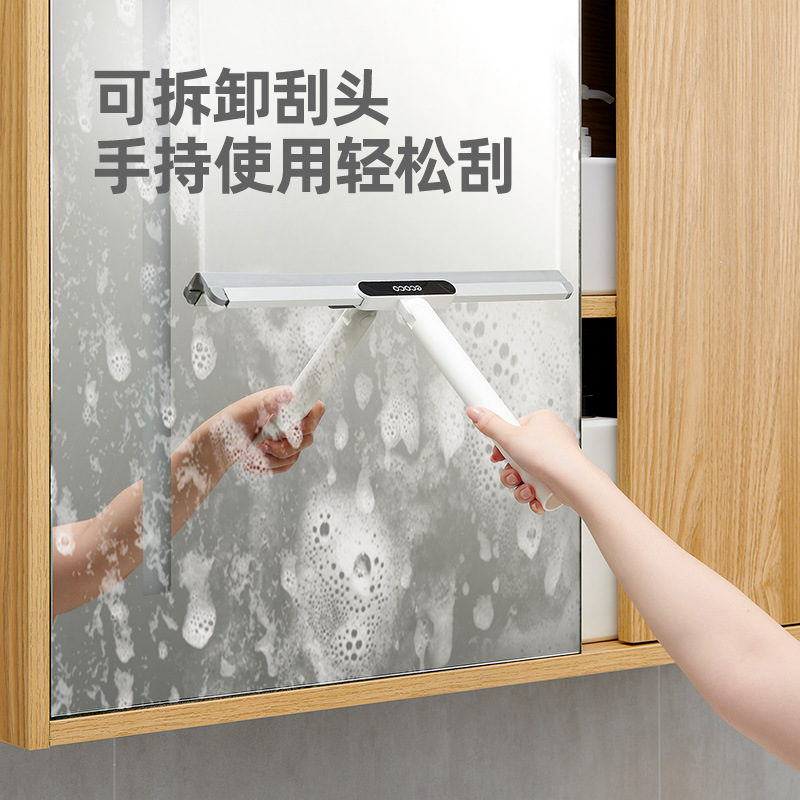 Máy cạo sàn kính thiên văn có thể xoay ecoco 2024 quét nước ma thuật chổi lau sàn nhà nhà tắm thủy tinh gạt nước