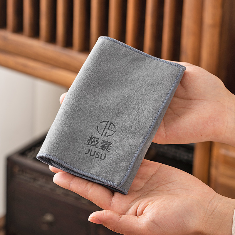 Khăn trà hai mặt cực chay Bộ trà cao cấp cung cấp Khăn trà khăn thấm nước bàn trà Khăn trải bàn trà Khăn trải bàn Khăn trải bàn trà phụ kiện bàn trà