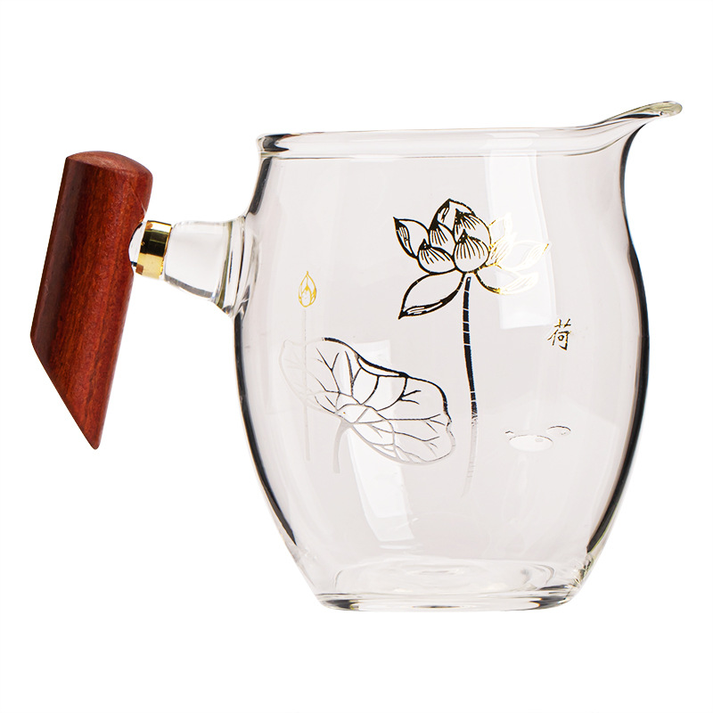 Dụng cụ pha trà Kung Fu bằng thủy tinh Dụng cụ pha trà có lọc trà Cốc pha trà cao cấp Bộ lọc trà biển trà kiểu Nhật