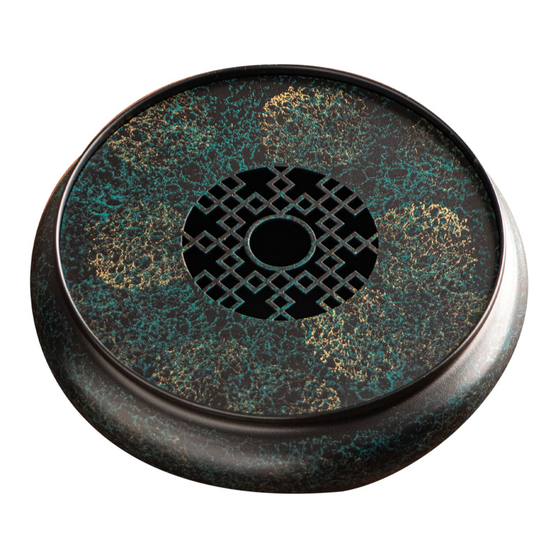 Khay đựng nước khay đựng nước khay đựng trà bằng sắt cũ khay đựng trà khay đựng trà Kung Fu phong cách Nhật Bản gia dụng ấm đựng nước