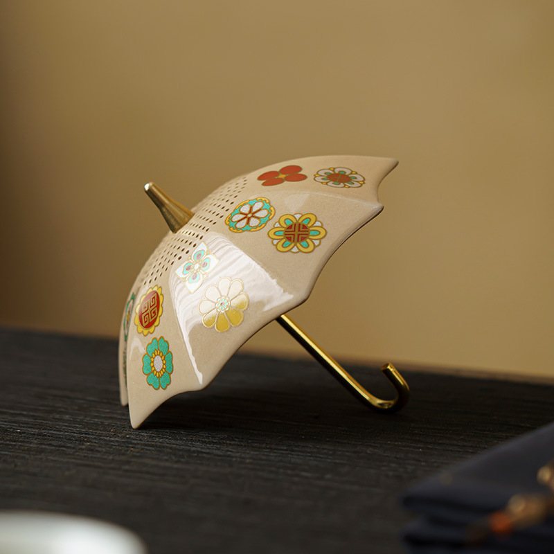 Đồ trang trí bàn trà bỏ trà ô sáng tạo, bộ lọc trà gốm, bộ lọc tách trà, bộ lọc trà, đồ tạo tác pha trà, mặt bàn