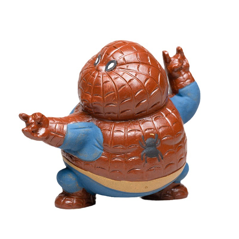 Đồ trang trí nhỏ bột giấy sáng tạo thủ công, đồ chơi thủy triều, quà tặng thủ công trà đạo