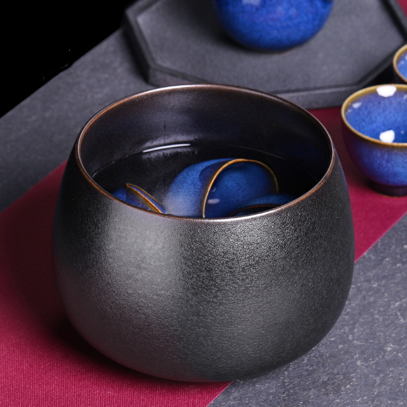 Bộ trà, rửa trà, lò lớn và nhỏ, rửa cốc nước cổ điển, rửa bát gốm sứ kiểu Nhật, rửa bút, Thùng xỉ trà, phụ kiện trà đạo