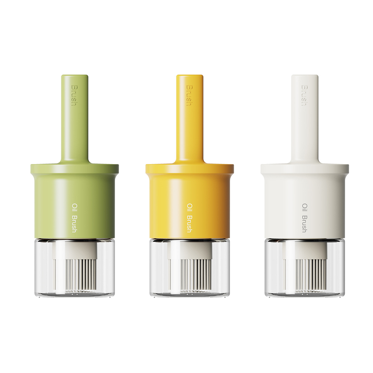 Cọ quét dầu chai 2025, cọ nhà bếp gia dụng kèm chai, cọ dầu silicon cấp thực phẩm dùng cho bánh kếp, nướng thịt và làm bánh.