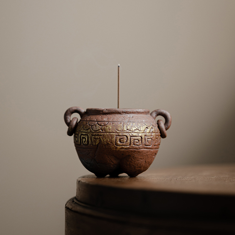 Lư hương Guding, lư hương kiểu Trung Quốc, lư hương, ghế hương sáng tạo, đồ trang trí để bàn cho phòng trà, phụ kiện trà đạo, lư hương