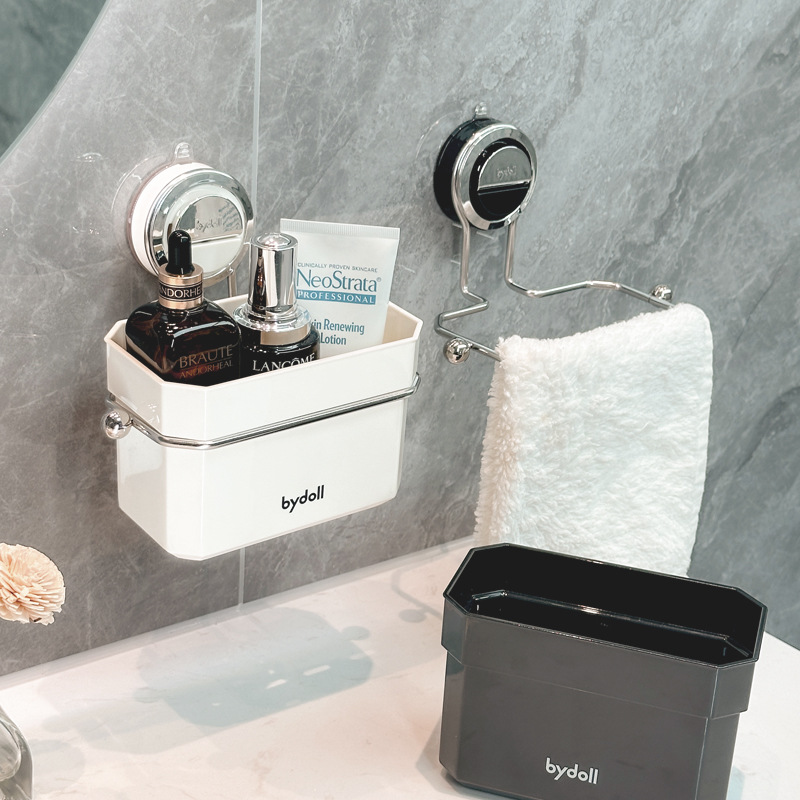Cốc hút bỏ đi khăn rửa mặt thứ cấp hộp đựng đồ treo tường nhà vệ sinh bồn cầu bồn rửa mặt bồn tắm giá để khăn lau mặt