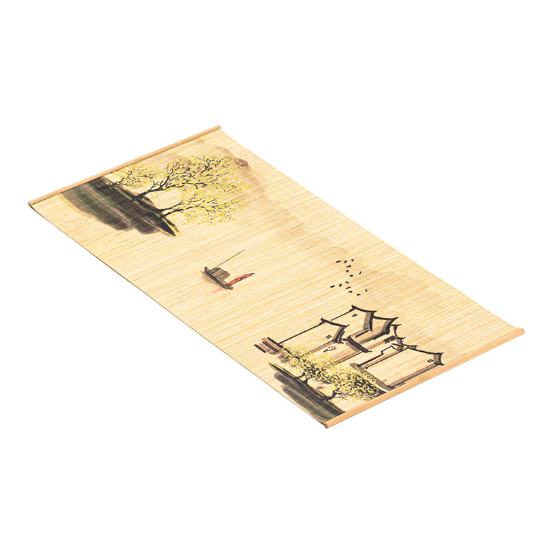 Bộ Khăn trải bàn cách nhiệt kiểu Nhật cao cấp bằng tre đan lát khô Khăn Trải Bàn kiểu Trung Quốc mới phong cách cổ điển Thiền