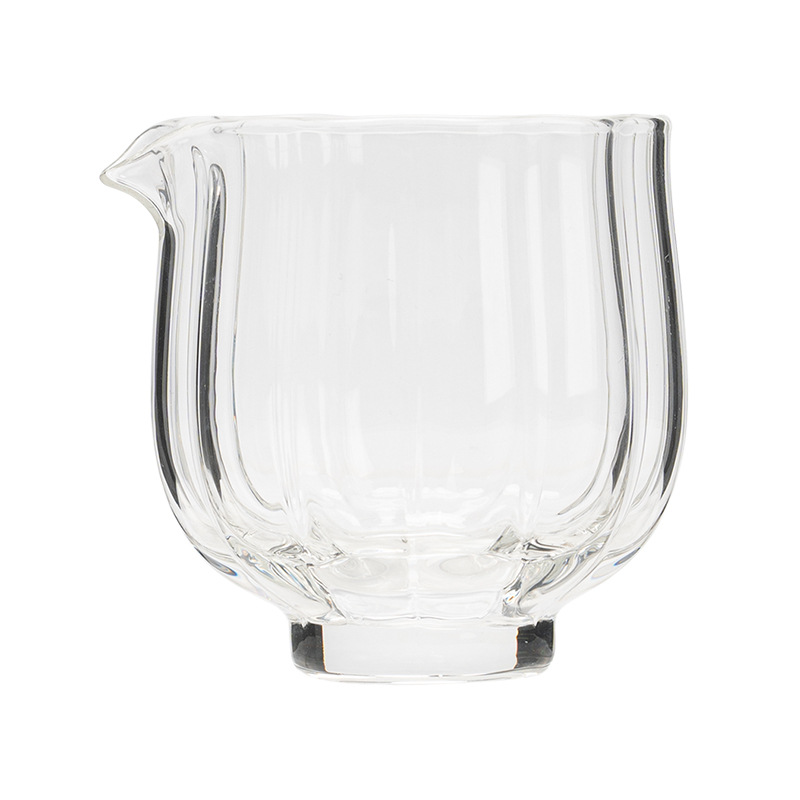 Nhà máy sản xuất cánh hoa tách trà thủy tinh chịu nhiệt độ cao borosilicat cao bộ trà trà trà đạo tách trà