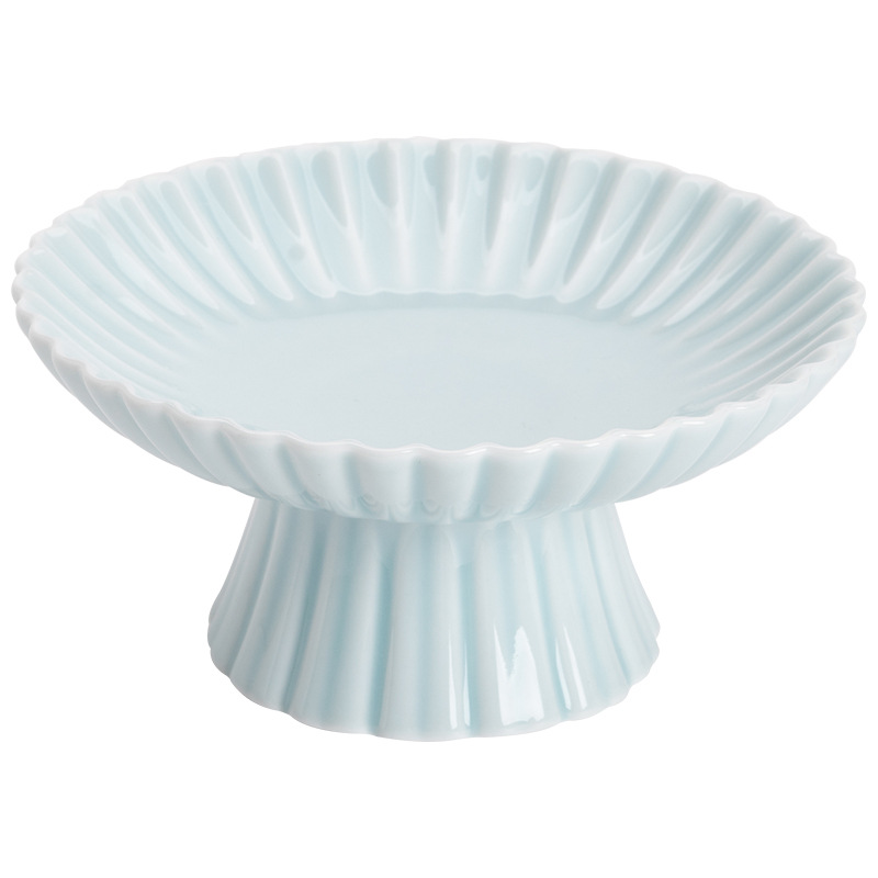 Khay đựng trà đá, khay đựng trà trái cây, khay đựng trà thơm mùa thu, khay đựng thức ăn bằng gốm Sứ phòng khách kiểu Nhật, khay đựng bánh tráng miệng