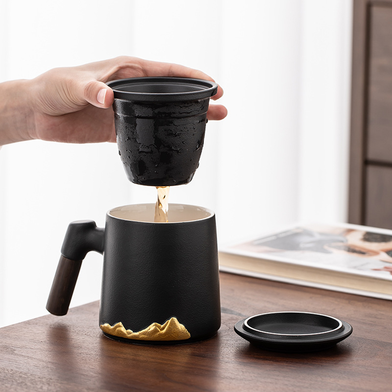 Cốc nước sáng tạo Cốc Cốc pha trà nam nữ có giá trị cao tách trà tách trà cao cấp chuyên dụng tách trà