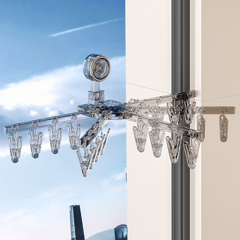 Giá phơi tất, giá phơi nhiều kẹp, kẹp tất đa năng gia dụng, đồ lót trẻ em, đồ phơi ban công, dụng cụ thần thánh