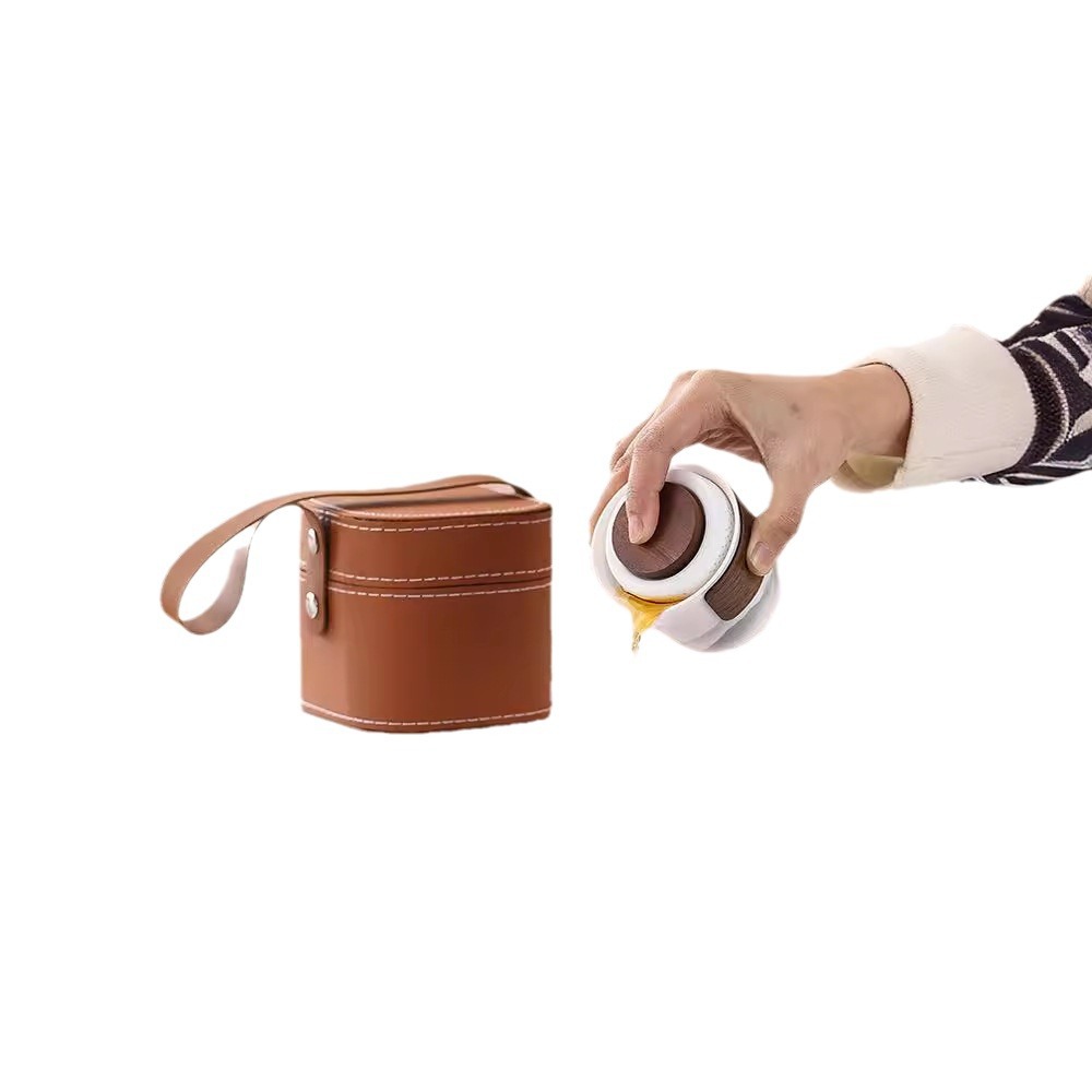 Hàng ngàn dặm giang sơn du lịch bộ trà quà tặng mực ngoài trời tiện lợi nhanh cốc công ty công ty quà tặng có thể được sử dụng LOGO