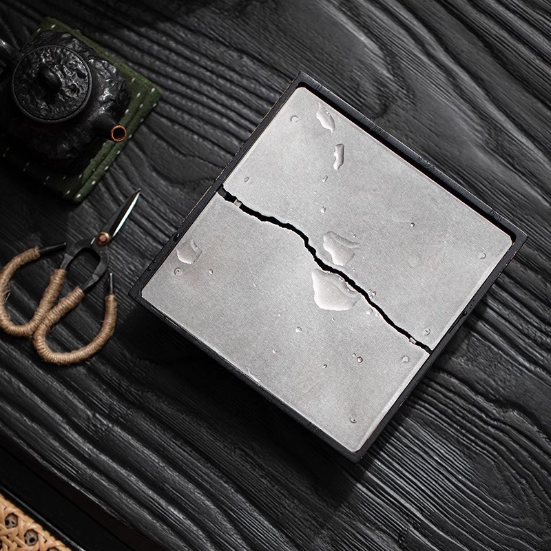 Gỗ sáp trắng gỗ rắn rắn xây Nước Rửa Trà gia dụng cổ điển washanfeng Thùng rác Thùng nước Phụ kiện Bộ trà Kungfu