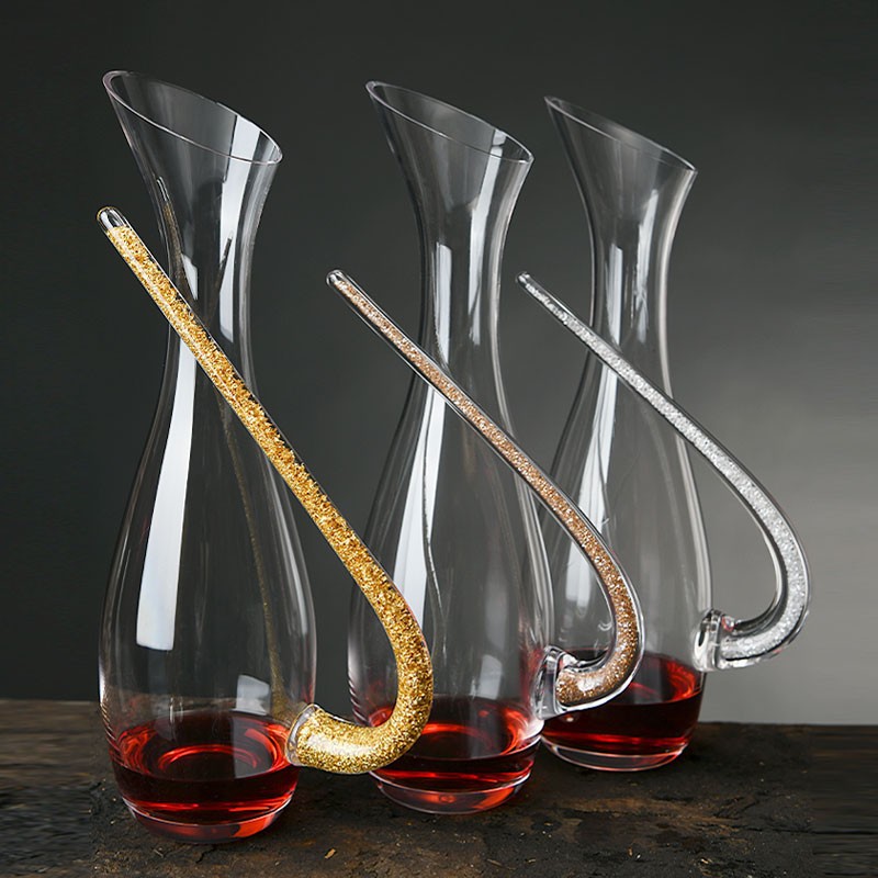 Nhà sản xuất Ly rượu vàng lá đỏ Ly rượu vang đỏ Burgundy Ly rượu vang lớn Ly rượu vang pha lê Bộ dụng cụ rượu gia đình