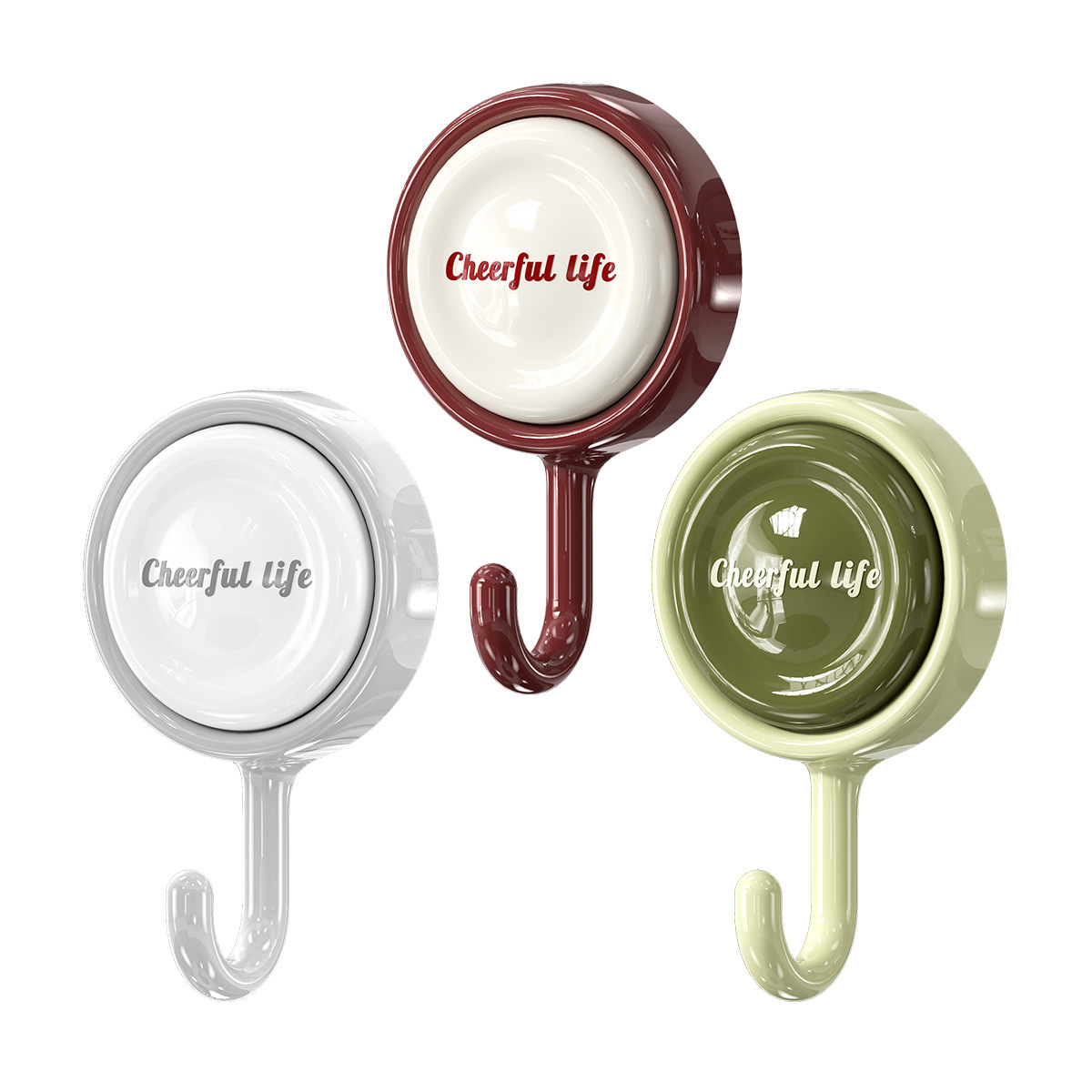 Móc treo không đánh dấu xoay Dopamine móc dính mạnh mẽ không đục lỗ móc treo đồ treo đa chức năng đơn giản trong phòng tắm