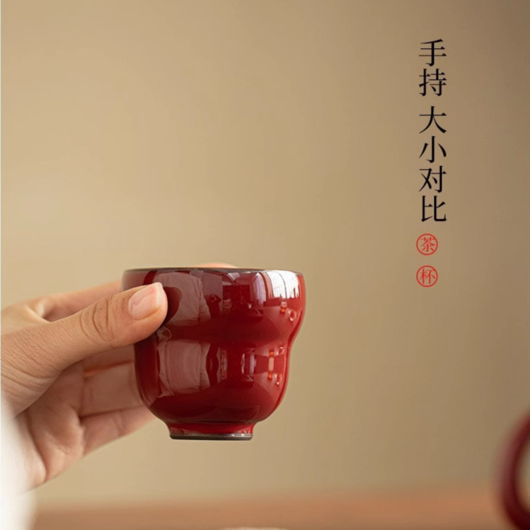 Zhuang Chuiren quặng thô bào thai sắt Tử Cấm Thành bầu đỏ gốm sứ chủ nhân cốc cốc khách tách trà cá nhân bộ trà
