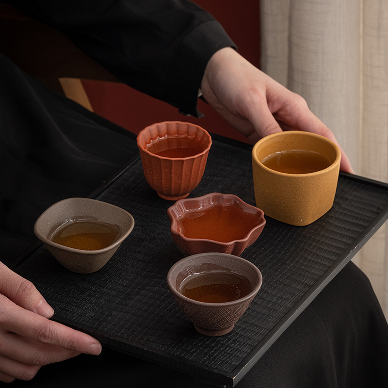 Bộ tách trà Zisha Wufu Quà tặng sinh nhật cho người lớn tuổi