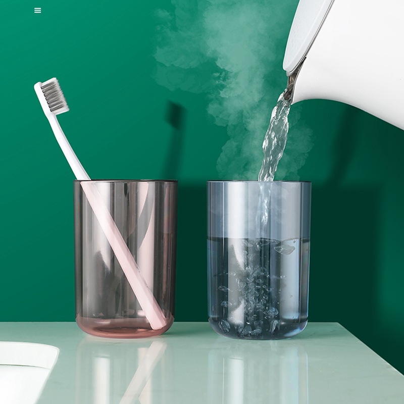 Giá để bàn chải đánh răng điện treo tường cốc đựng nước súc miệng phòng tắm không cần đục lỗ cốc đựng đồ răng treo tường Bộ dụng cụ đánh răng