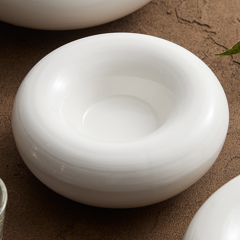 Món ăn nghệ thuật, bộ đồ ăn màu trắng, đĩa cách nhiệt, nhà hàng khách sạn cao cấp, đĩa rau nguội đặc biệt, đĩa rau cá tính, đĩa sâu