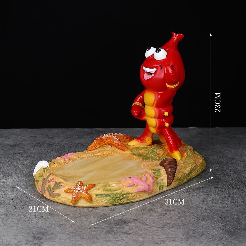 Tok Yin.com nổi tiếng tôm càng hải sản đĩa đá khô sáng tạo cá tính nghệ thuật món ăn đặc biệt bộ đồ ăn khách sạn Sashimi