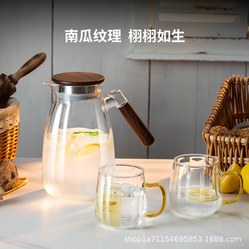 Bộ cốc ấm nước sang trọng, cốc tân gia, cốc nước phục vụ khách trong phòng khách gia dụng, Bộ cốc trà sang trọng hiện đại