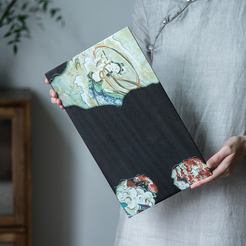 Chậu sắt nghệ thuật bằng gỗ mun bàn pha khô bàn trà kết hợp sáng tạo kiểu Nhật Khay trà nhỏ khay trà đồ trang trí Bộ trà Kung Fu