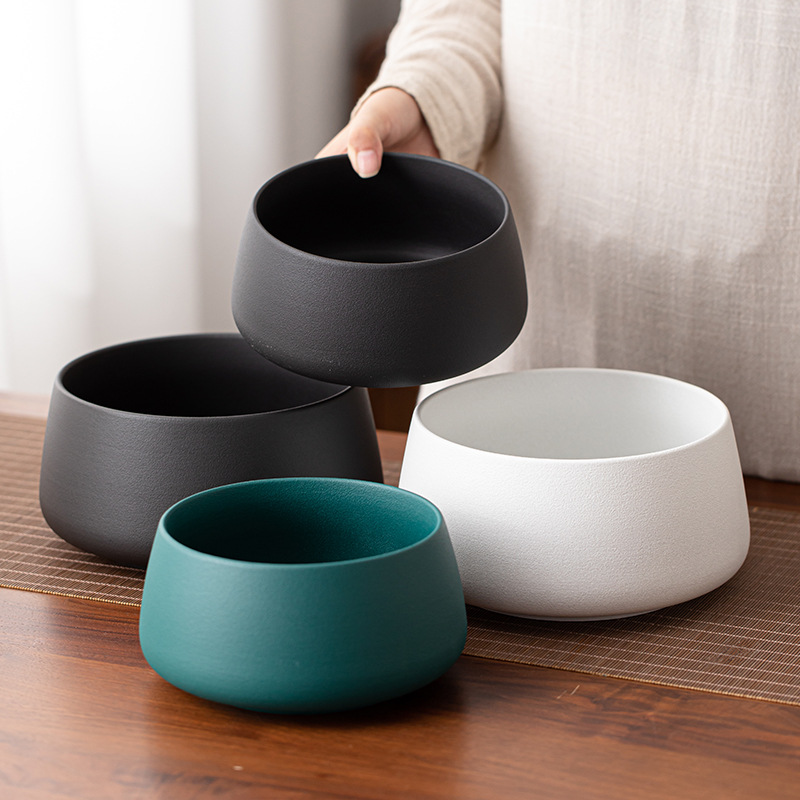 Bồn rửa trà đơn giản, bồn đựng trà gia dụng, cốc đựng nước, dụng cụ đựng trà dung tích lớn, bồn đựng nước thải, bát lớn, bồn đựng trà