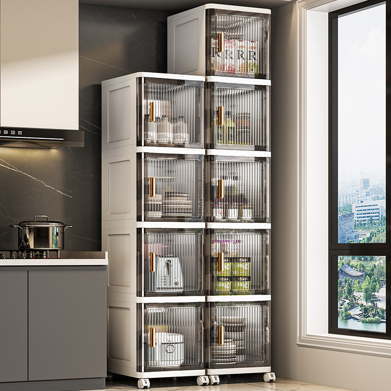 Tủ lưu trữ khe hở cửa rộng 25-35, giá để đồ gia dụng, hộp lưu trữ đồ lặt vặt, tủ khe hẹp bằng nhựa trong suốt