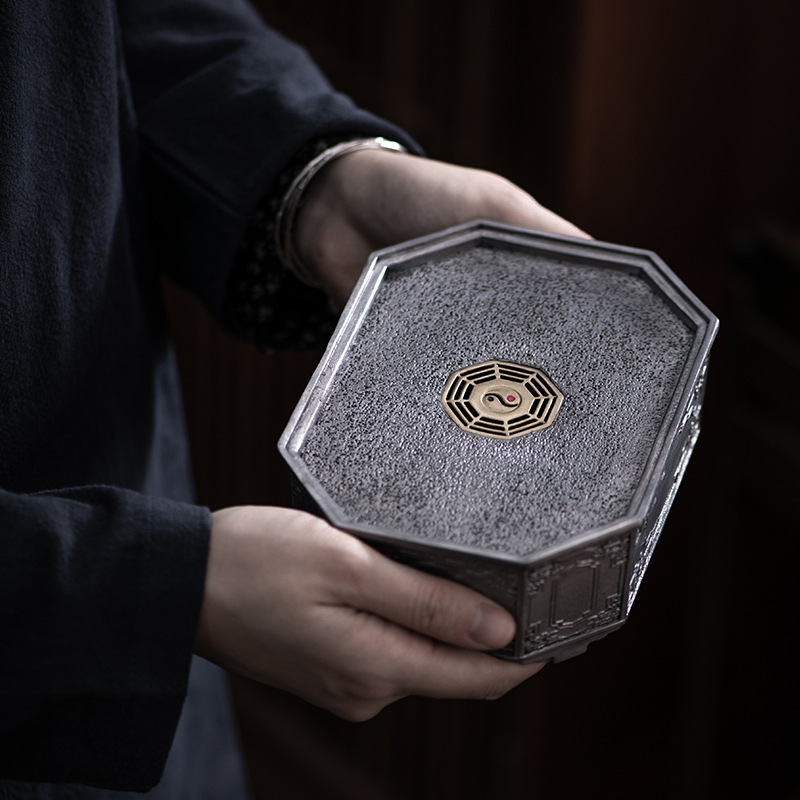 Ấm cổ kính, ấm cổ kính, bộ trà kung fu kiểu Nhật cổ điển, khay trà pha khô, khay đựng nước, khay đựng trà, khay đựng nước